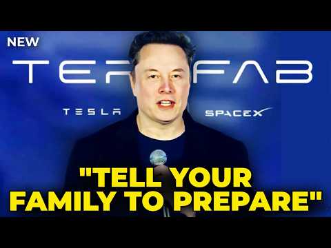 Elon Musk speaking during a Visionary YouTube presentation about AI, robotics, and abundance.